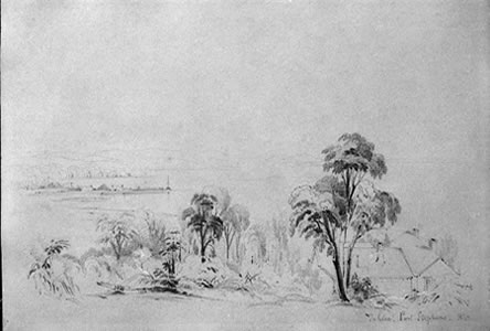 Coastal Black Pencil Sketch - AFTER